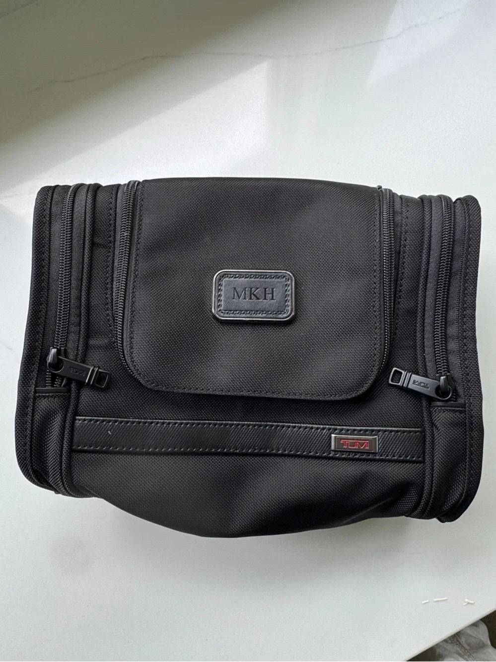 Tumi Black Men’s Toiletry Kit with MKH Patch